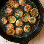 sea scallops in lemon butter