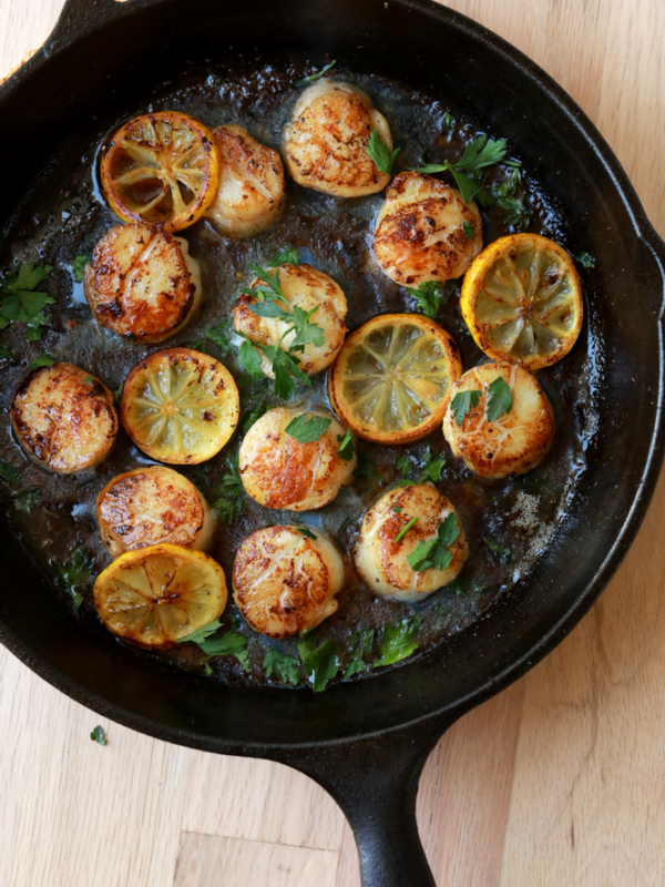 sea scallops in lemon butter