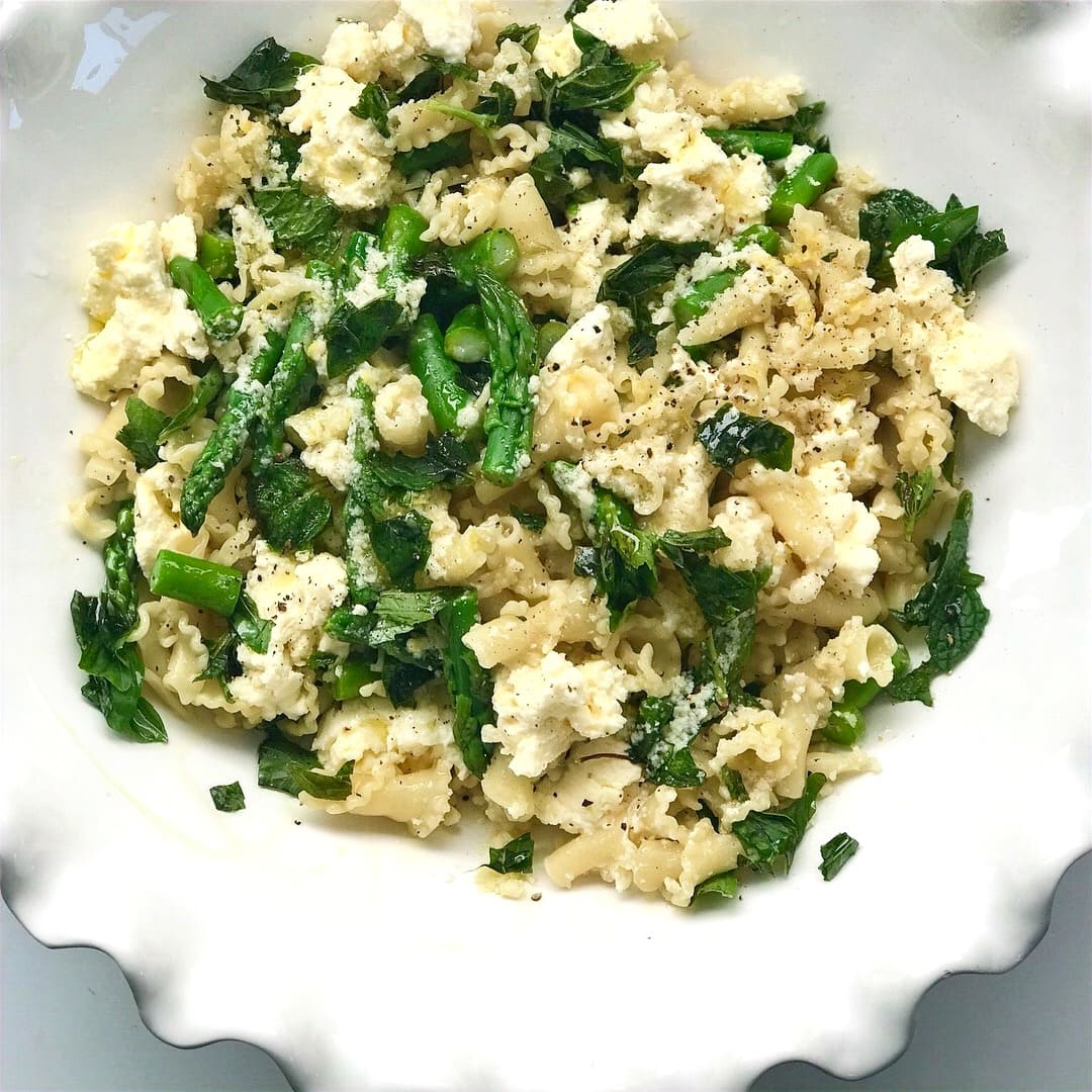 Campanelle with fresh Ricotta, Asparagus, and Lemon Campanelle with fresh Ricotta, Asparagus, and Lemon, summer, fresh pasta, lemon pasta, delicious summer fresh pasta