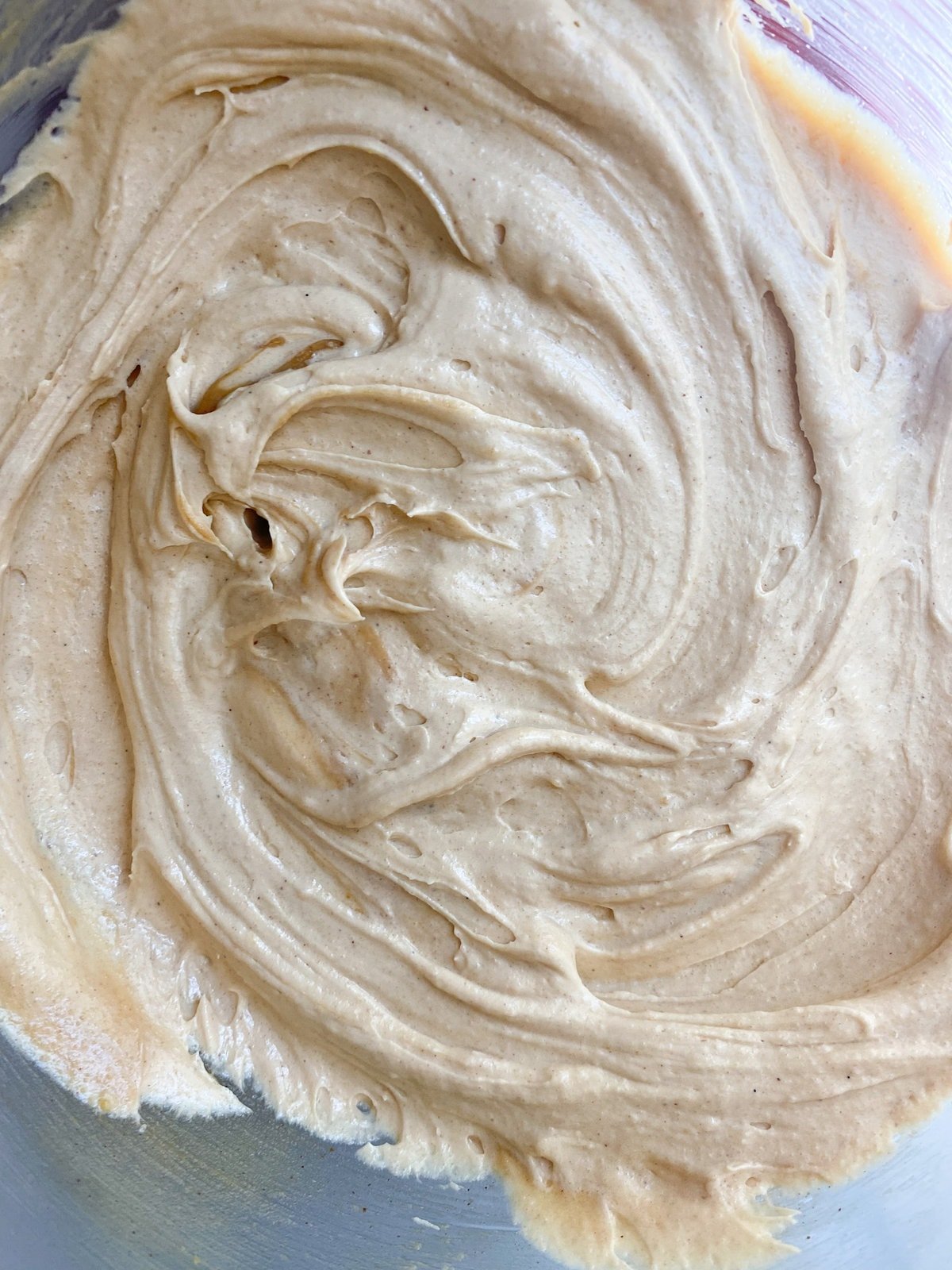 process for peanut butter bars- mixing wet ingredients 
