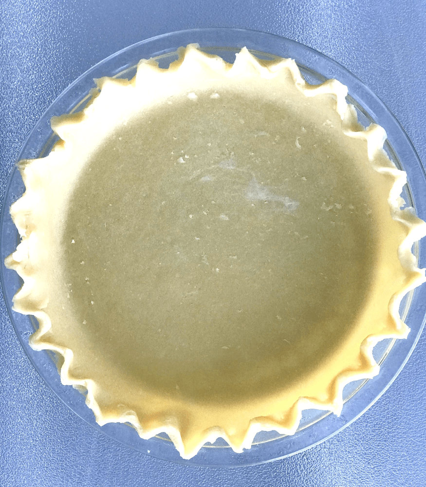 pie crust in a pie tin. Classic Crisco Pie Crust Recipe. 