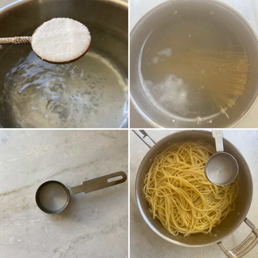 boiling pasta steps 
