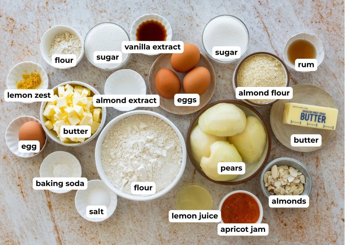 Ingredients to make the recipe.