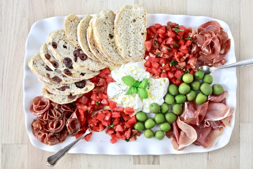 bread recipe, no knead bread, Italian antipasto, charcuterie, best bread, best homemade bread recipe