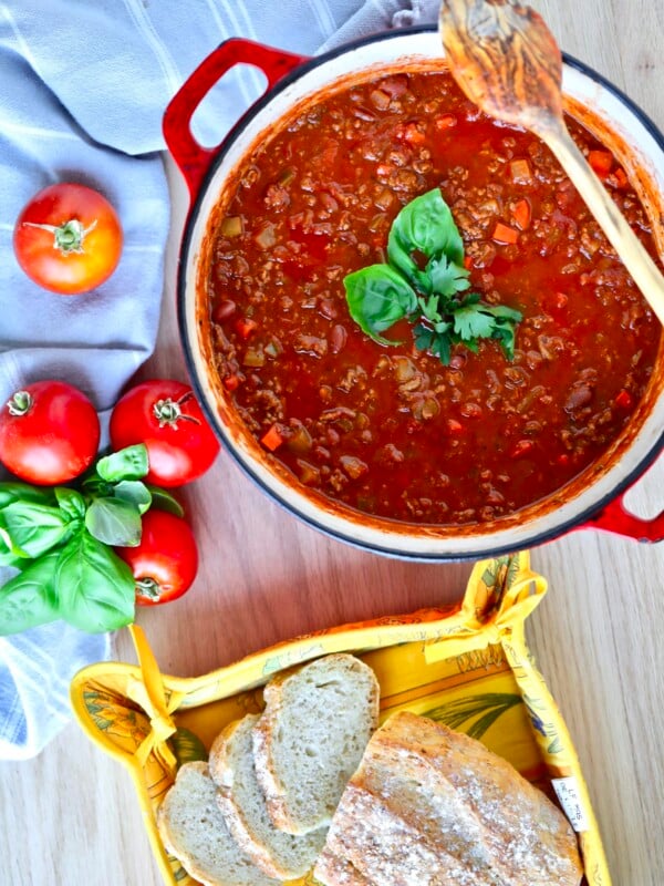 Italian Chili in a pot