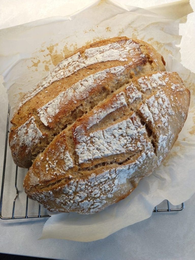 bread loaves baked and ready to eat! Fresh hot bread!
