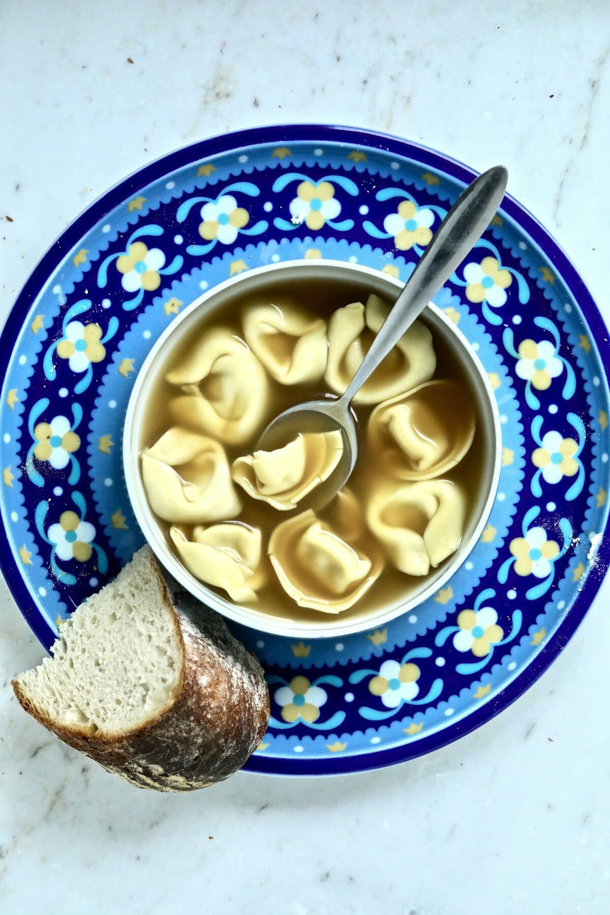 Tortellini in Brodo Soup Recipe (Italian) - Cucina by Elena