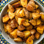 A bowl of Italian roasted potatoes.