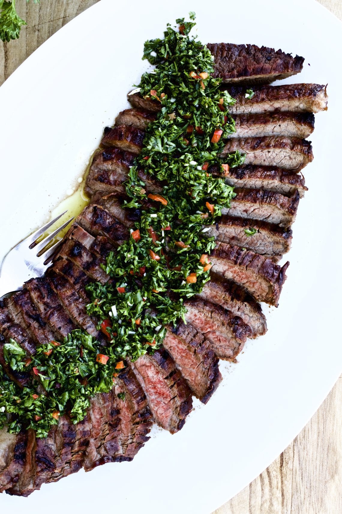 Grilled Beef TriTip Steak with Chimichurri Sauce CucinaByElena