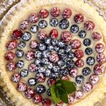 Almond Sponge Cake with Italian Pastry Cream and Berries