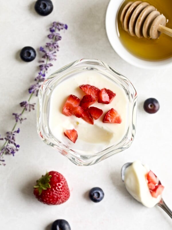 Panna Cotta with toppings
