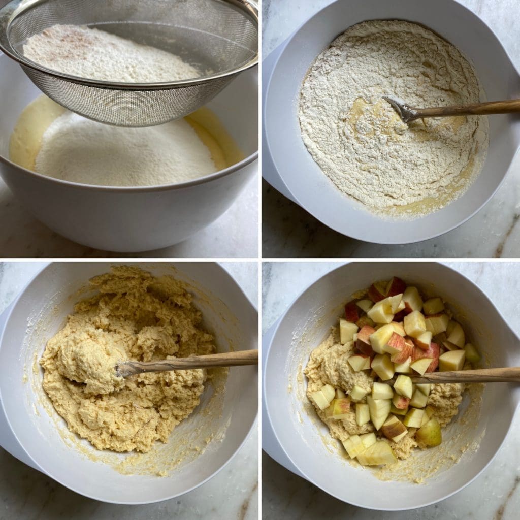 Italian Apple Cake process