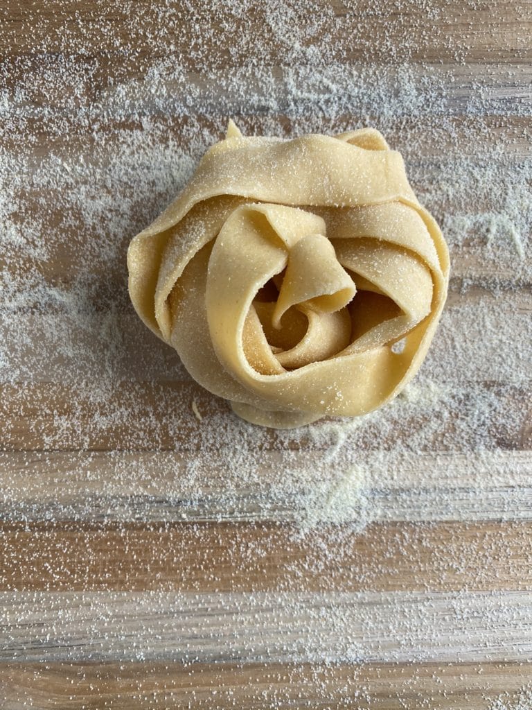pappardelle pasta nests