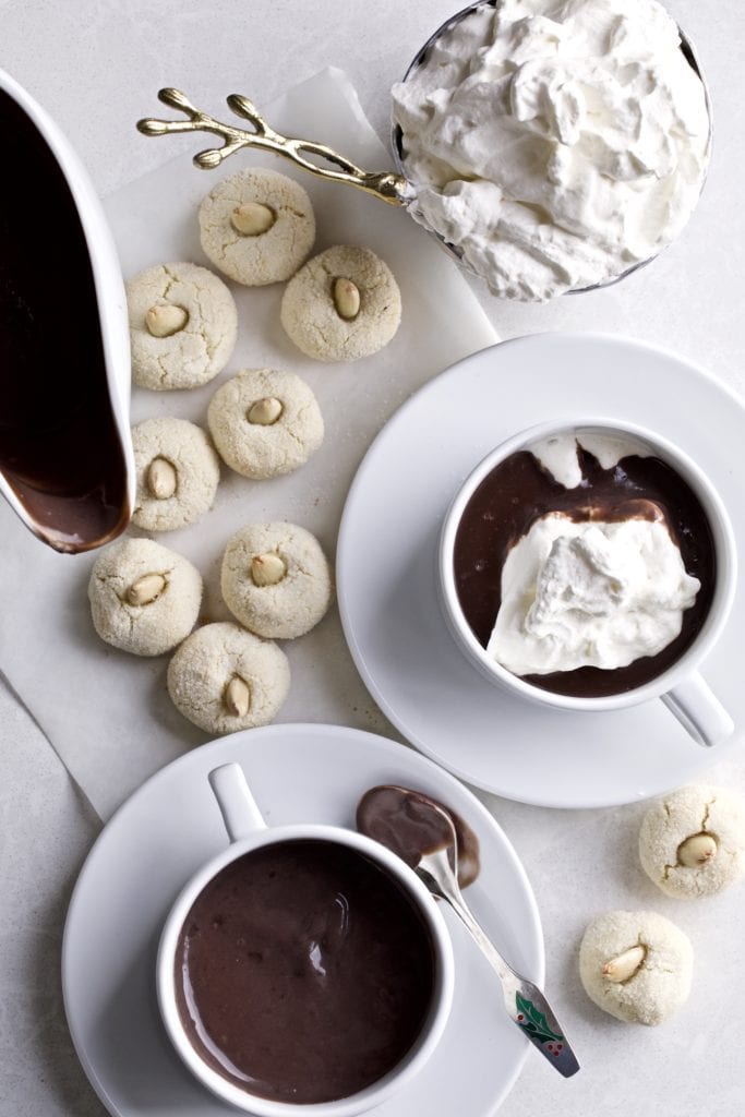 Thick and creamy Italian hot chocolate