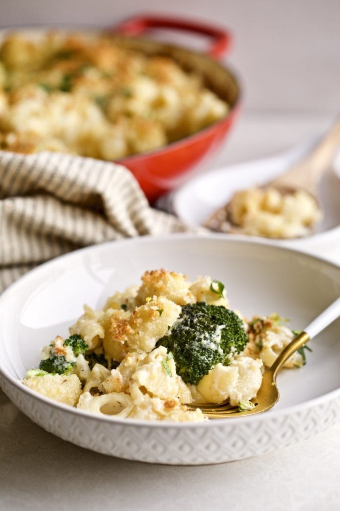 Baked Broccoli and Cheese Pasta