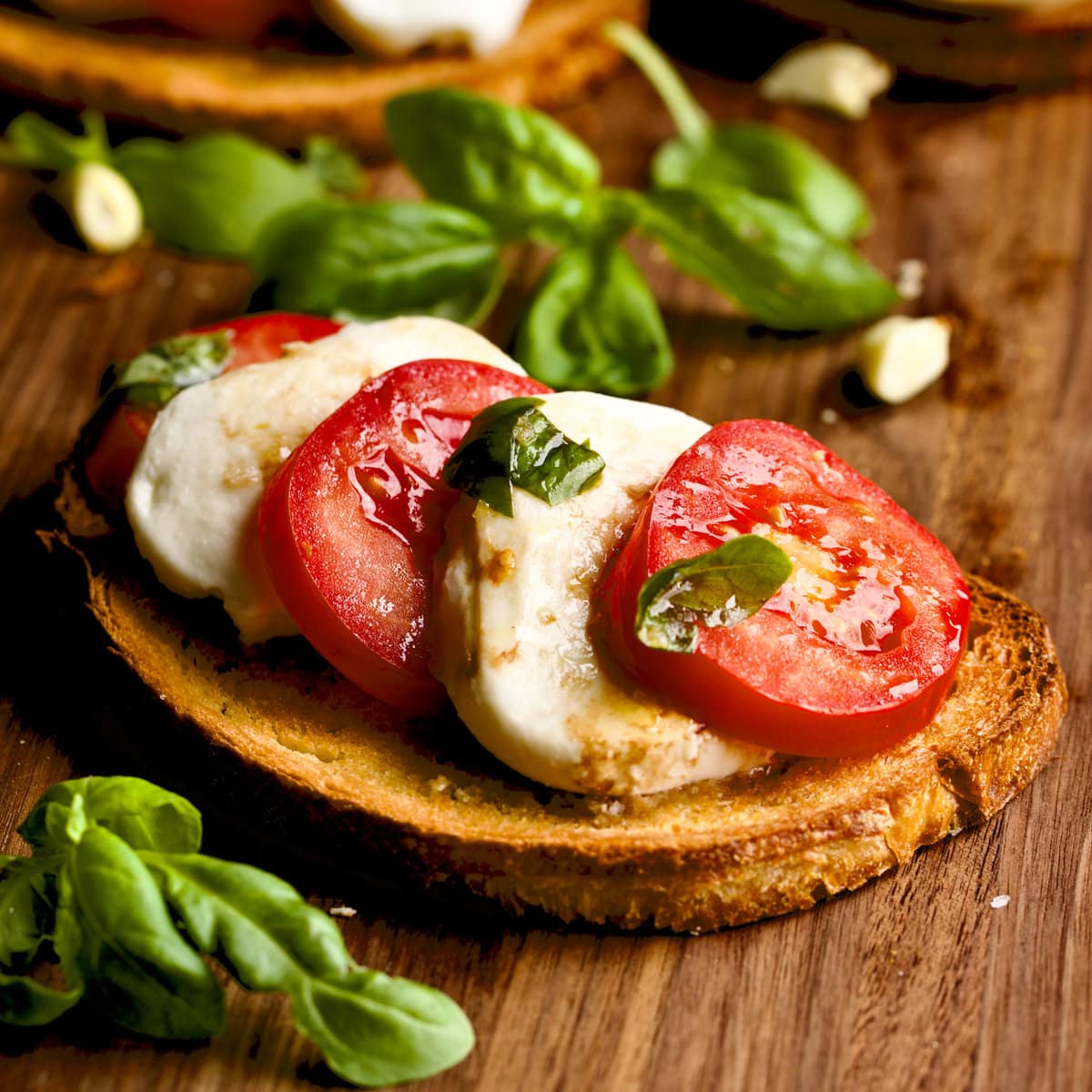 Easy Bruschetta Recipe with Mozzarella and Tomato Basil CucinaByElena