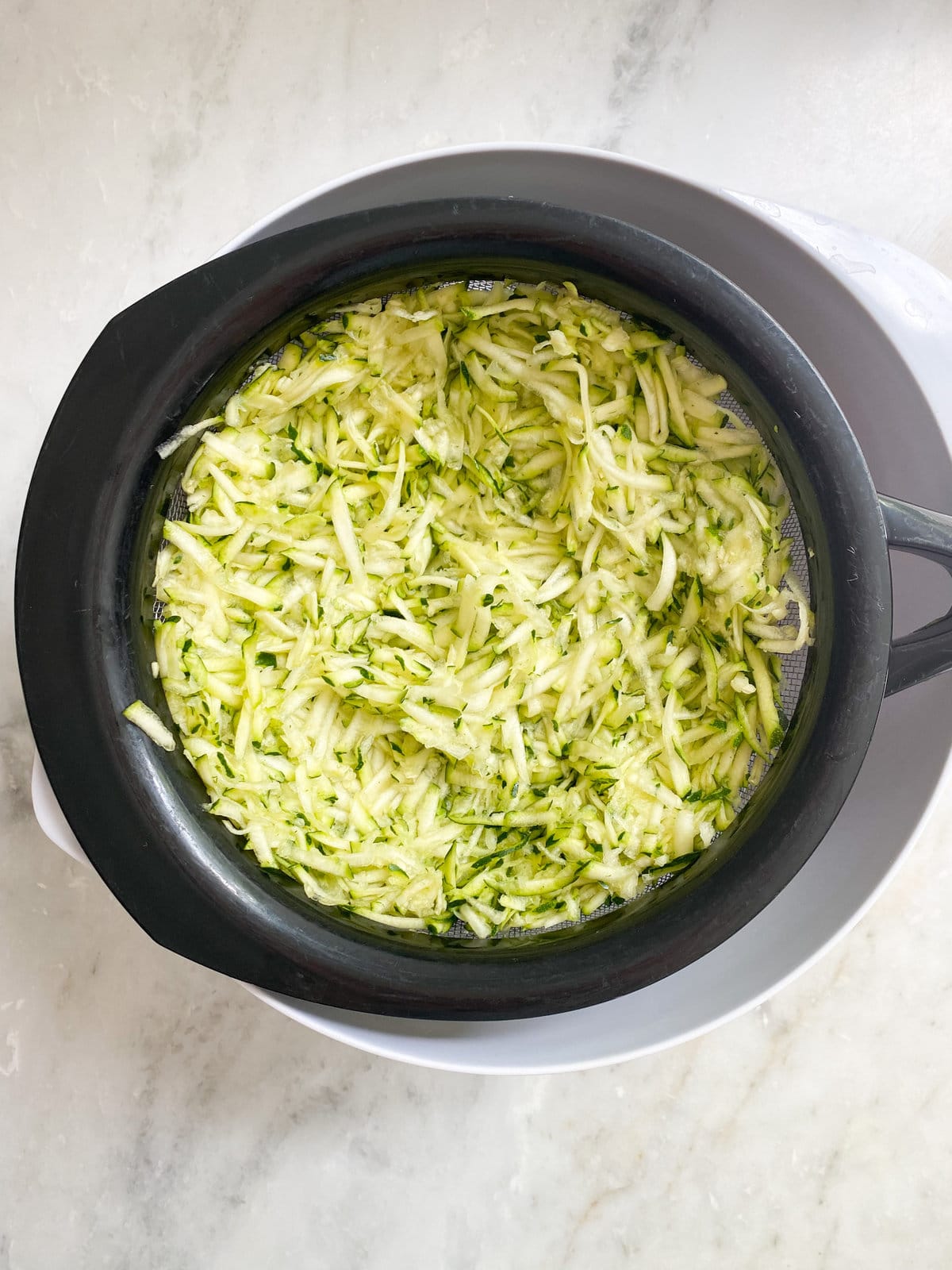 removing excess liquid from zucchini 