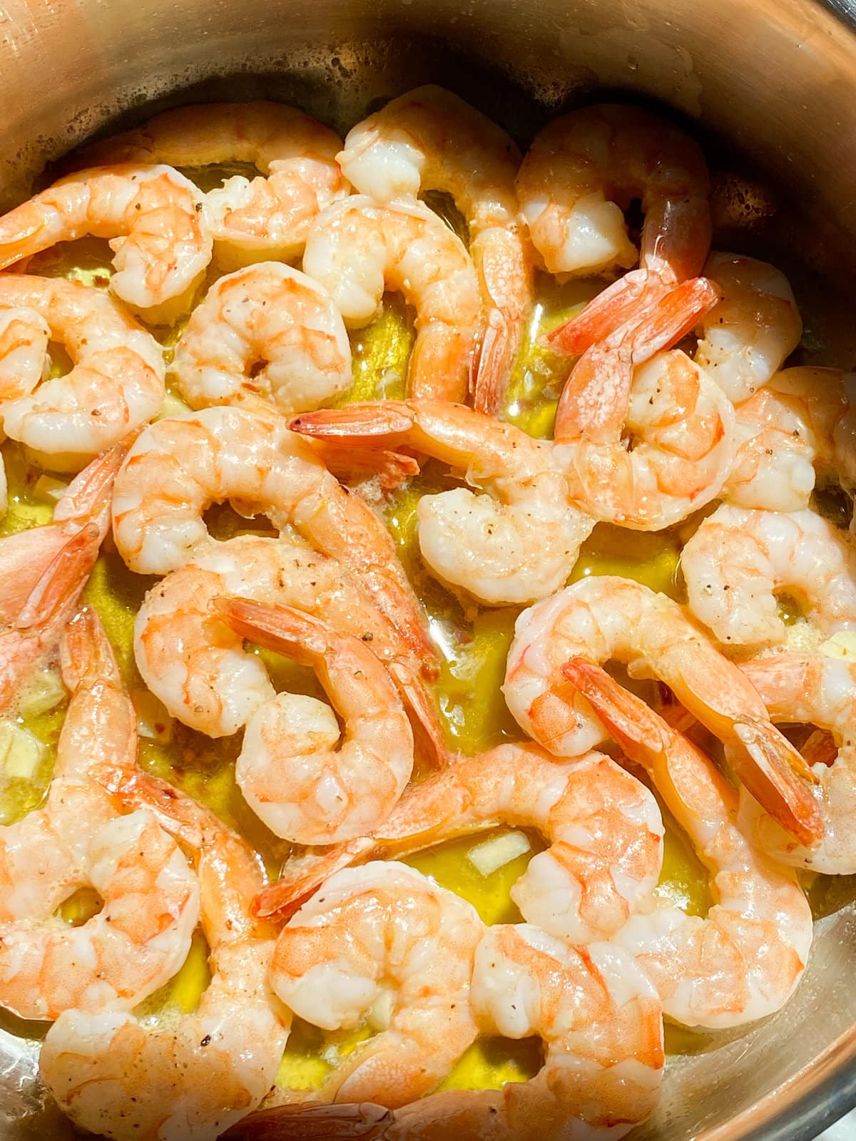 how to make: shrimp in pan