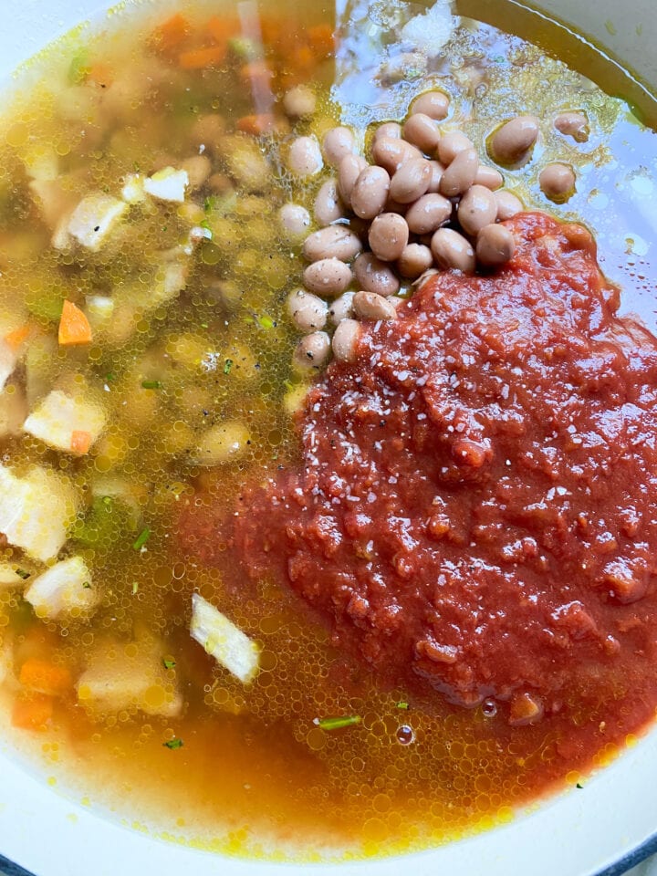 Pasta e Fagioli (Italian Pasta and Bean Soup) CucinaByElena