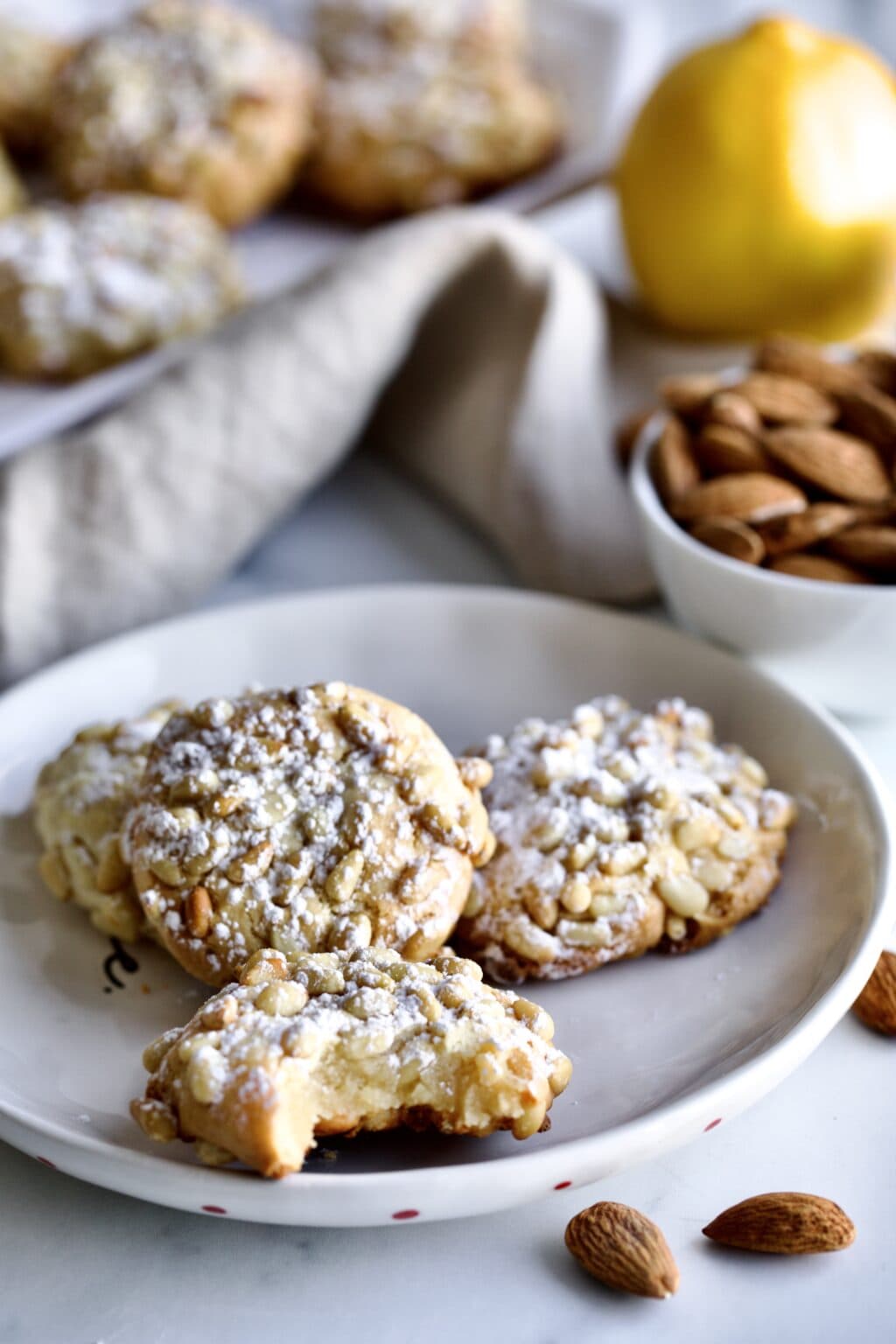 BEST Italian Pignoli Cookies Recipe (pine nut) CucinaByElena