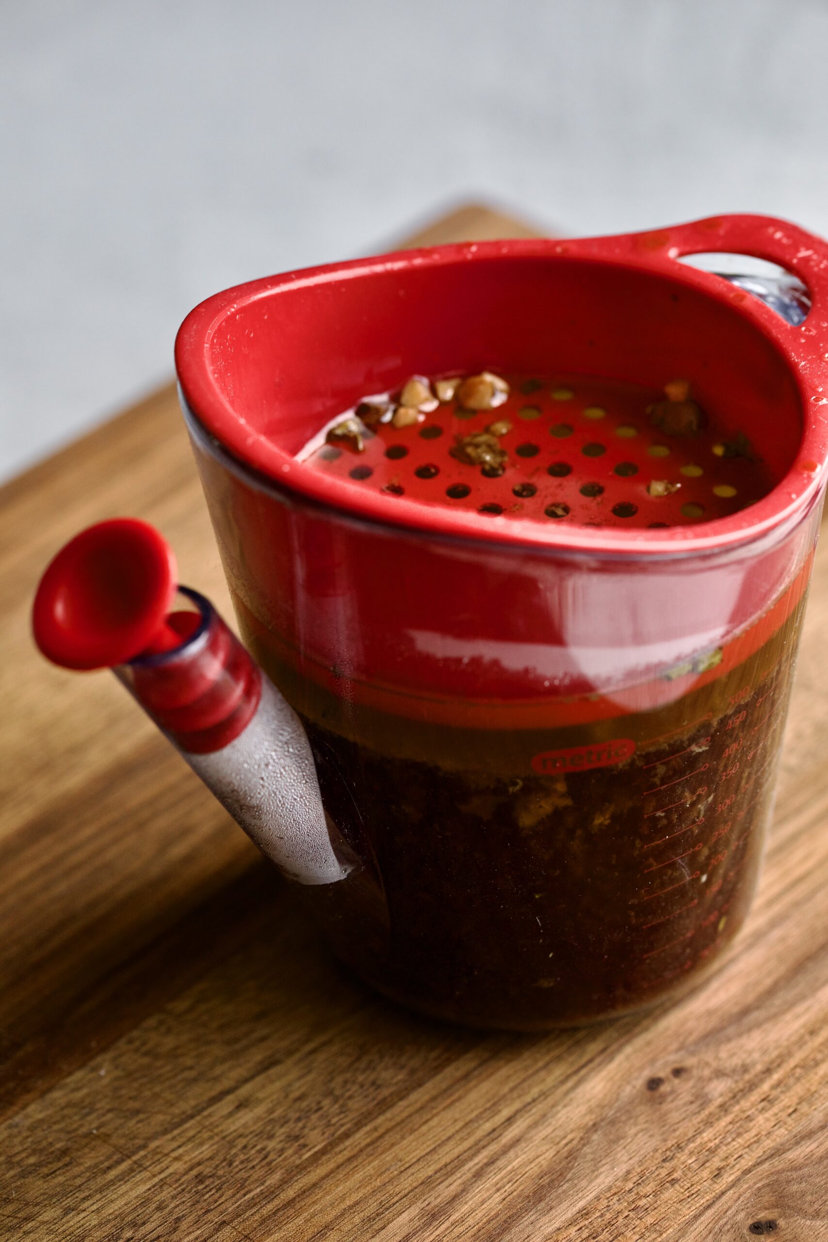 making the au jus