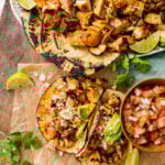 Pollo Asado Recipe (Chipotle Copycat)made into tacos
