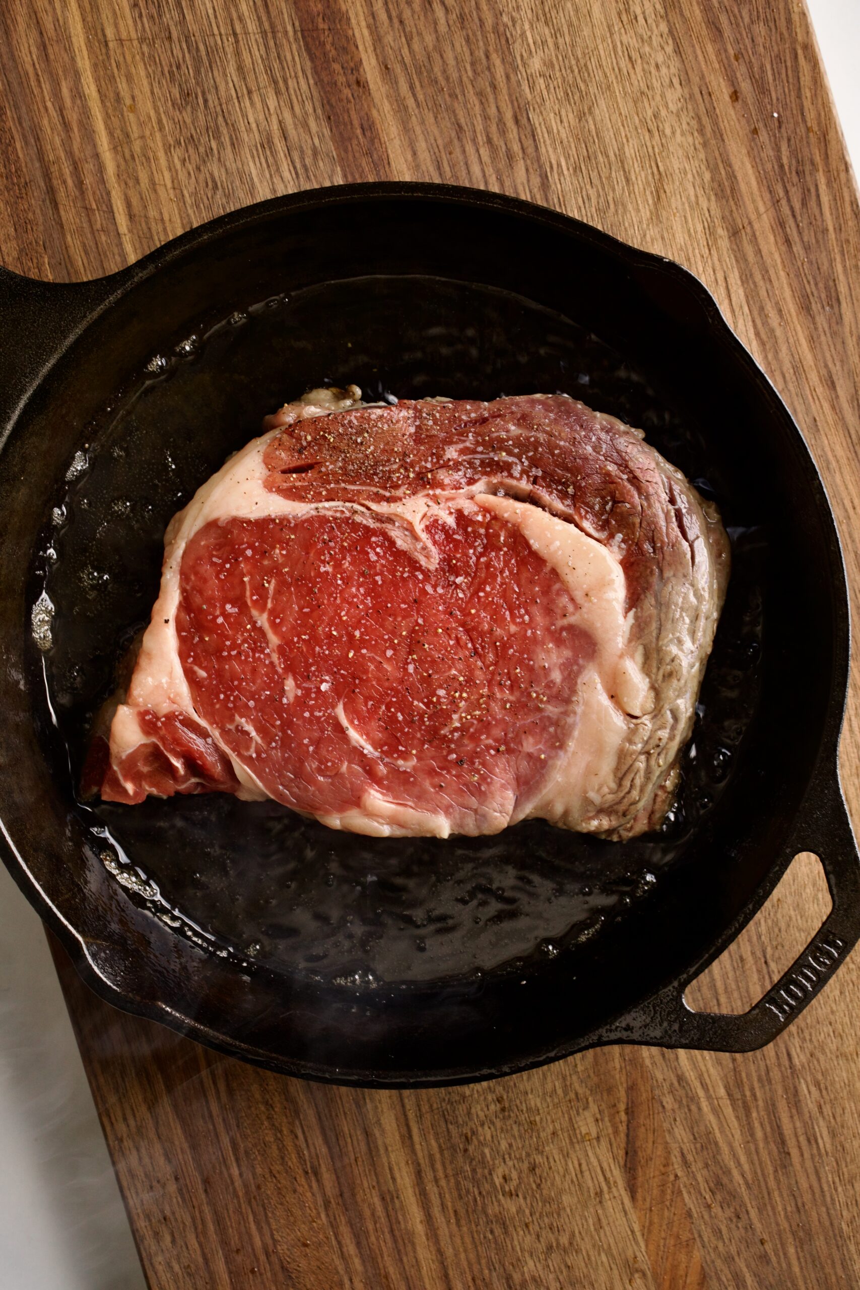 How to Cook Steak in a Pan (Perfect Recipe)- steak cooking a pan