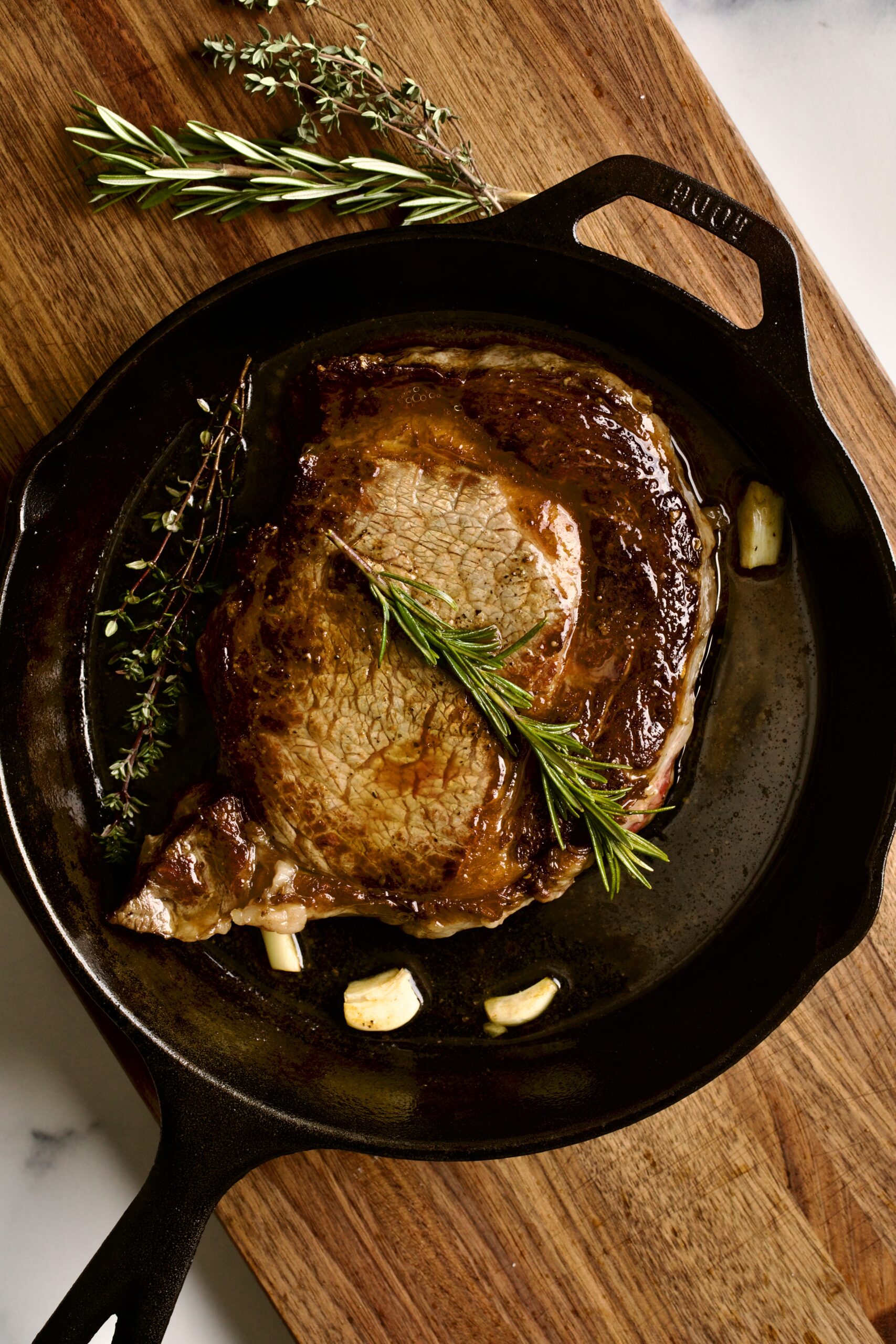 Cast Iron Pan-Seared Steak (Oven-Finished) Recipe