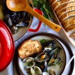 Steamed Mussels and Clams Recipe (with Wine and Garlic)