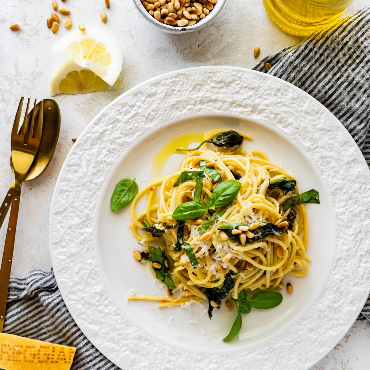 Easy Pasta with Sautéed Spinach and Garlic Recipe CucinaByElena