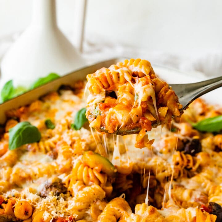 Easy Cheesy Baked Rotini Pasta Recipe (Italian) - Cucina by Elena