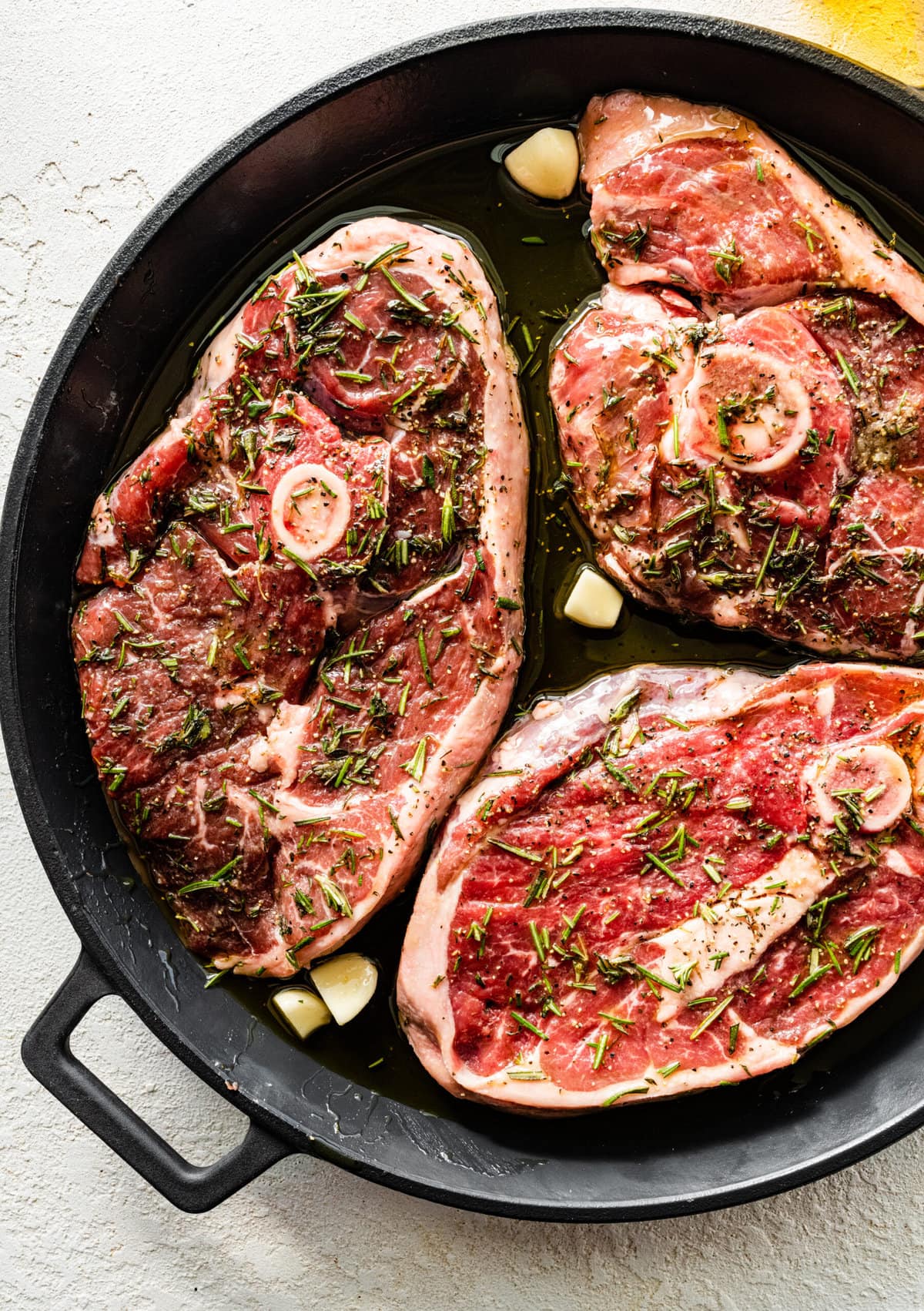 How to make lamb should chops step-by-step: cooking lamb chops on hot pan.