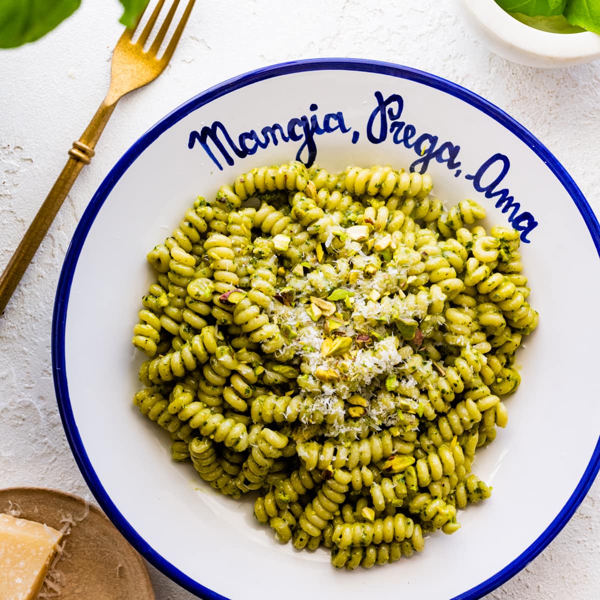 cover photo. Best pistachio pesto.