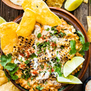 cover photo street corn dip.