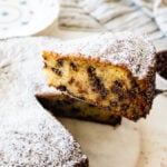 cover photo chocolate chip ricotta cake.