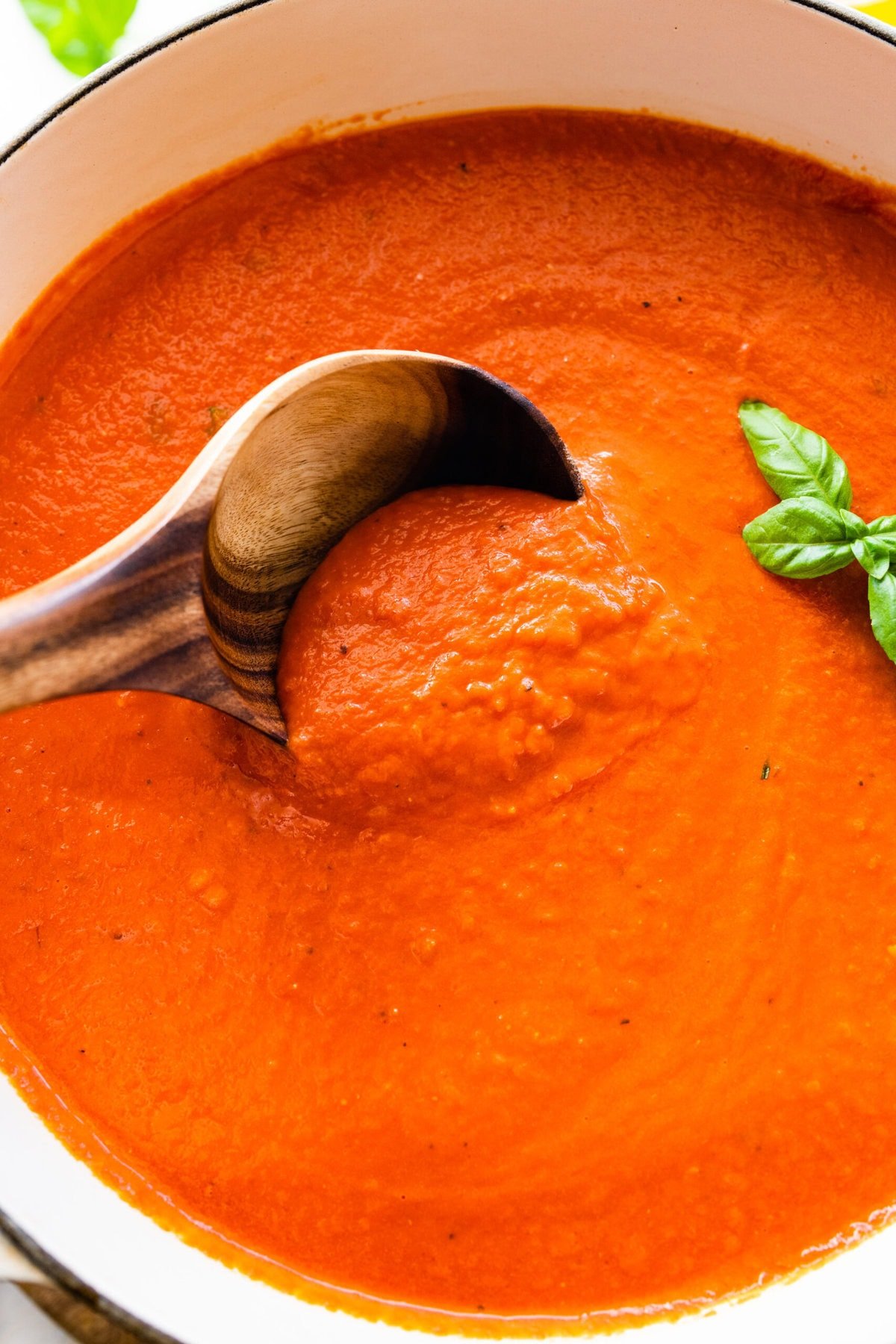 How to make creamy tomato soup with grilled cheese sandwich recipe- heat the soup and stir until smooth.