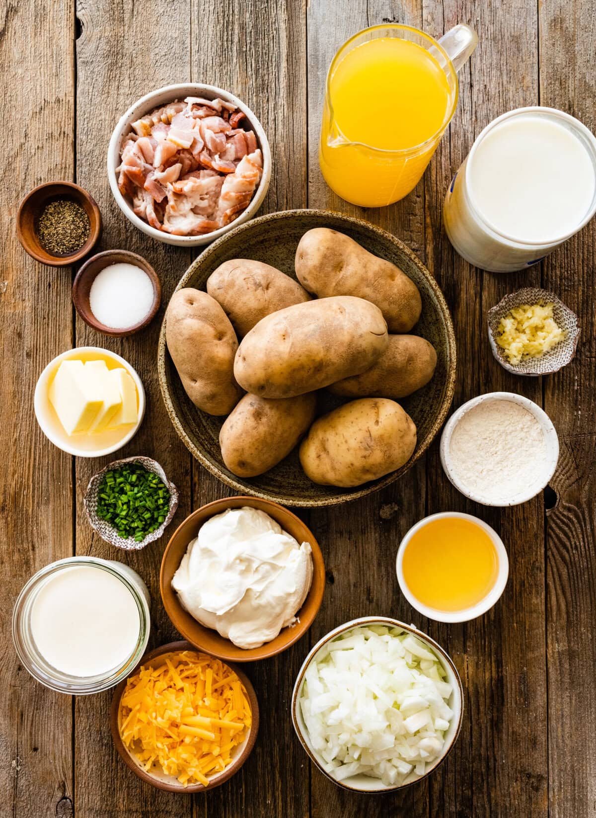 ingredients for outback baked potato soup recipe Copycat
