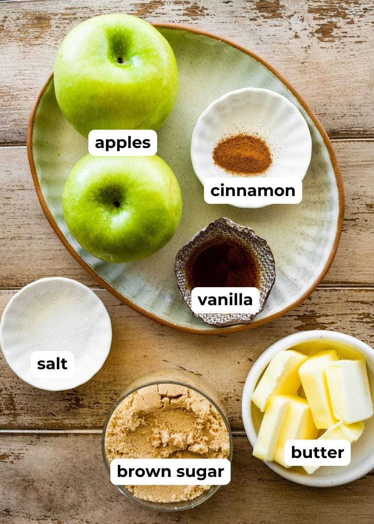 Ingredients to make the recipe.