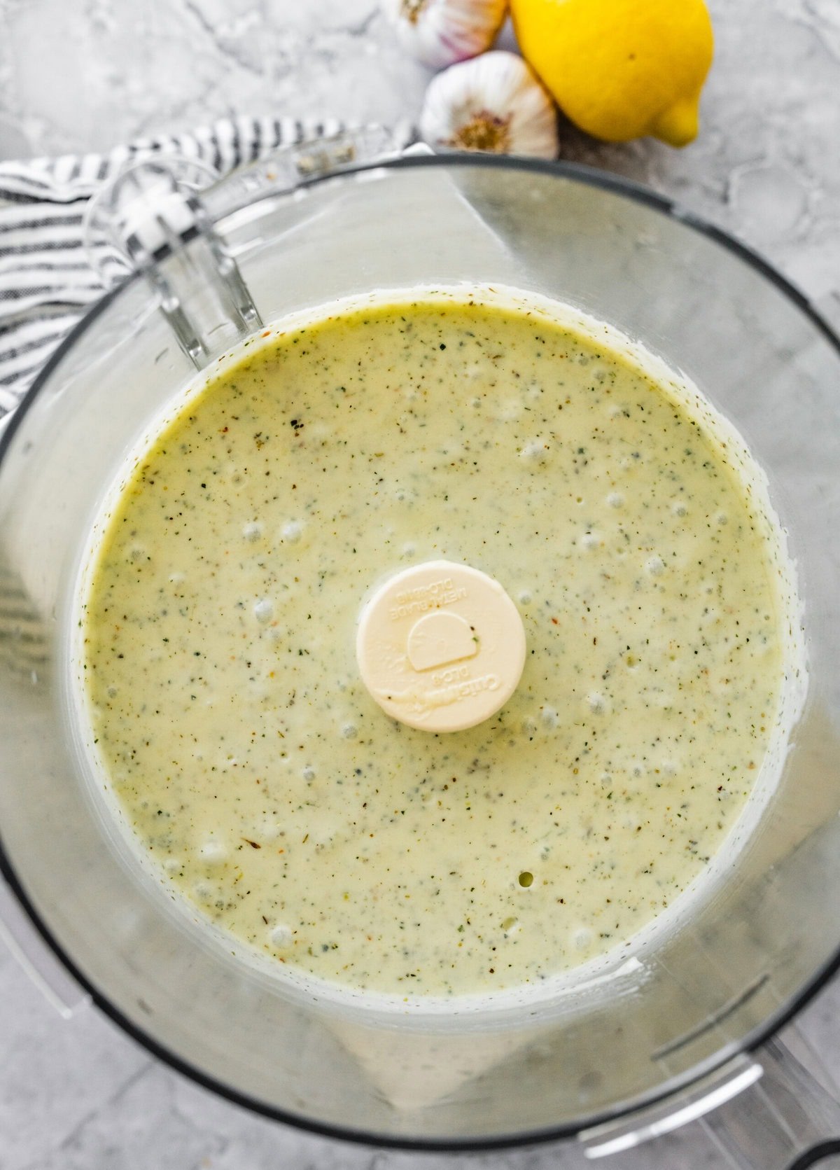 blended dressing nice and smooth.