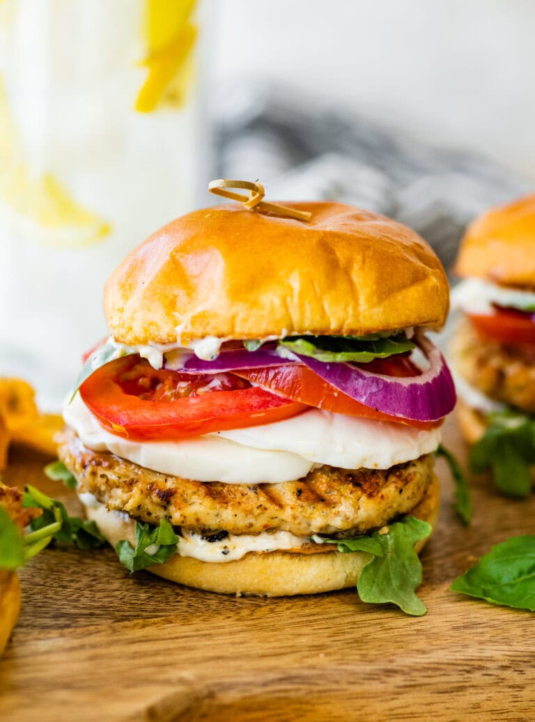 Juicy Ground Chicken Burgers (Italian-Style Recipe) - Cucina by Elena