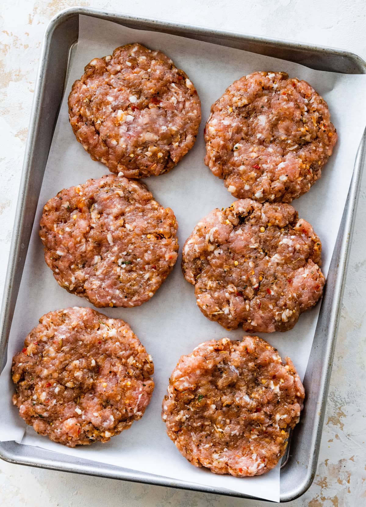 for the ground sausage into patties if desired.