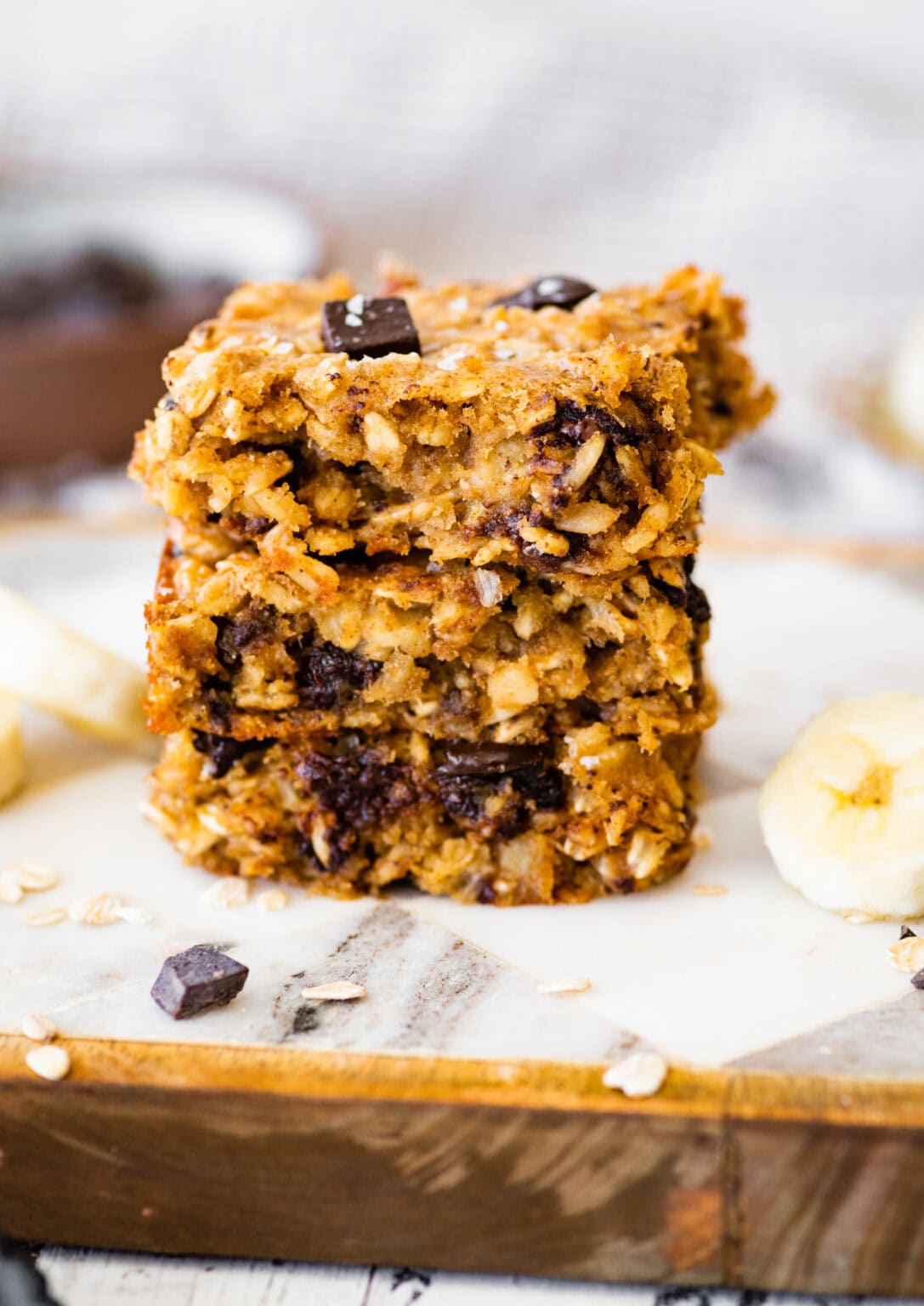 Curated visual reference: Banana Oatmeal Bars One Bowl And Healthy Photo Inspiration