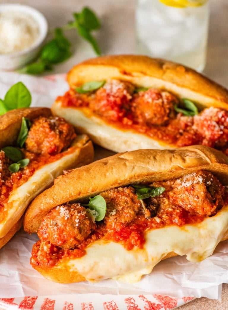 Italian Meatball Subs - Cucina by Elena