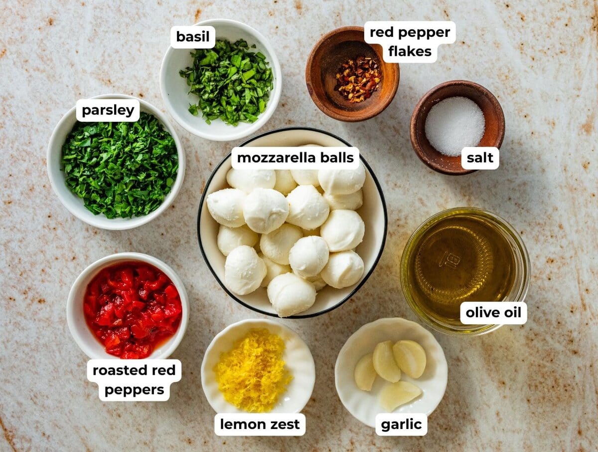 Ingredients to make the recipe.