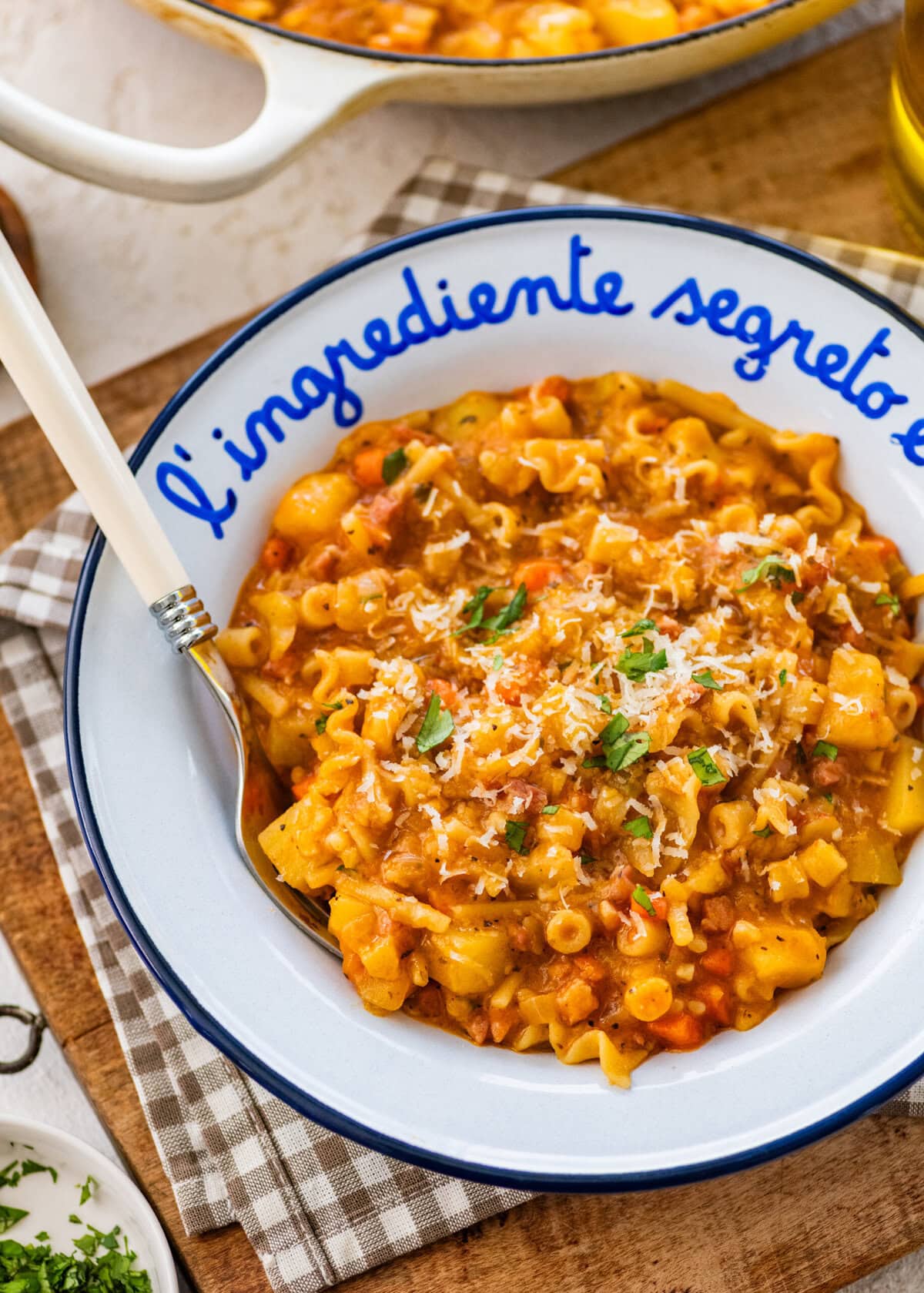 A bowl of a single serving of the recipe.