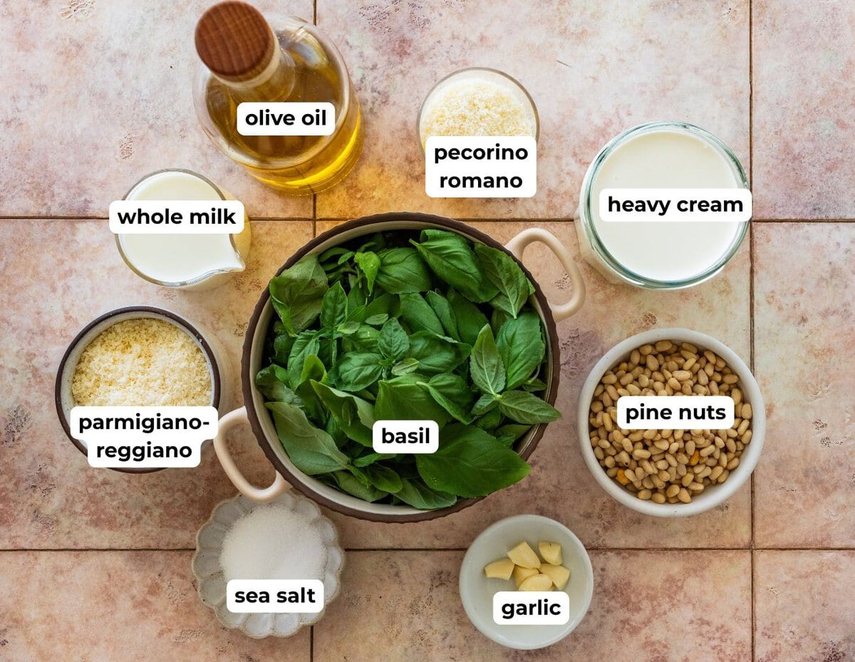 Ingredients to make the recipe.