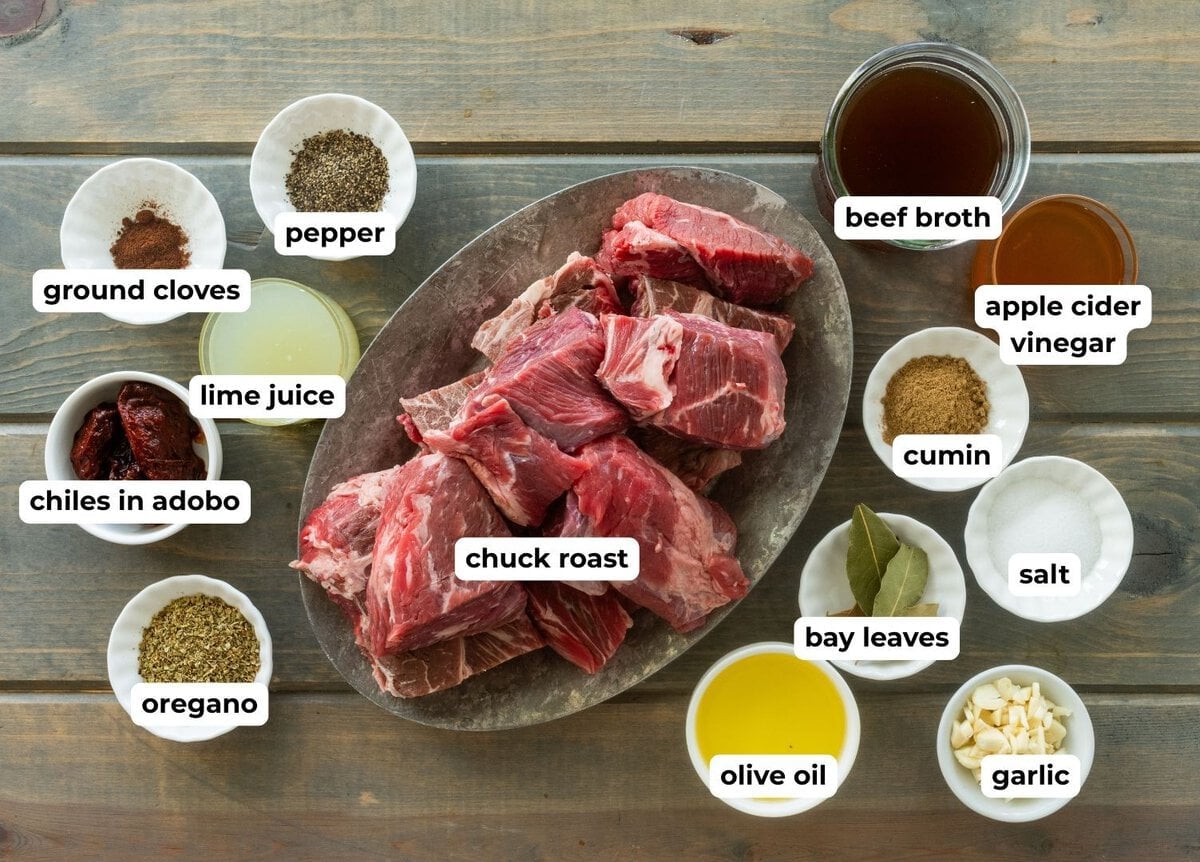 Ingredients to make the recipe.