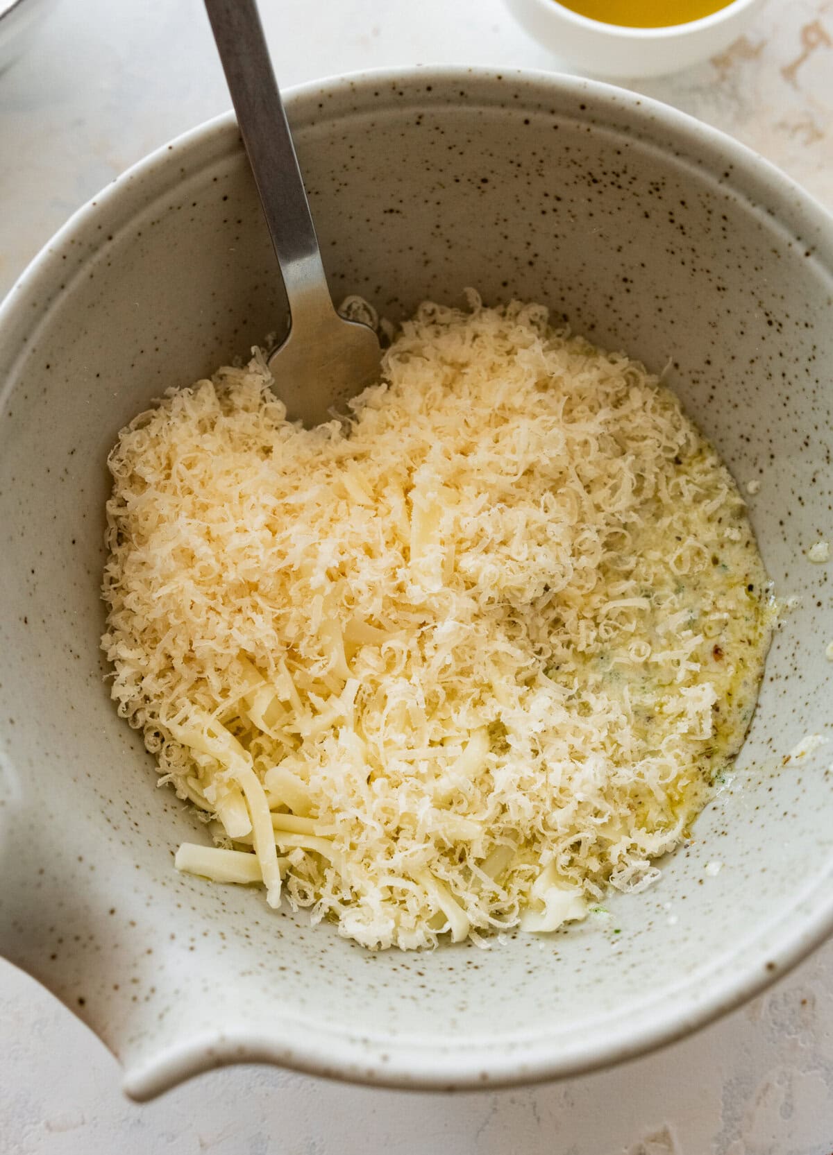 cheese added on top.
